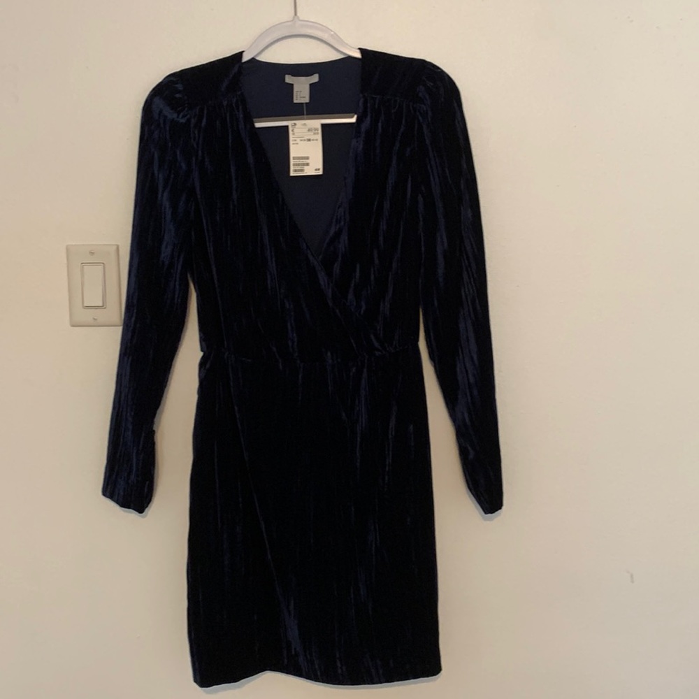 H&M NWT cocktail dress, Dark navy blue